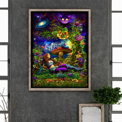 Alice In Wonderland - Full Round Drill Diamond Painting 30*40CM