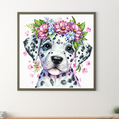 Dalmatians - Full Round Drill Diamond Painting 30*30CM