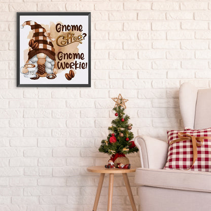 Coffee Bean Gnome - Full Round Drill Diamond Painting 30*30CM