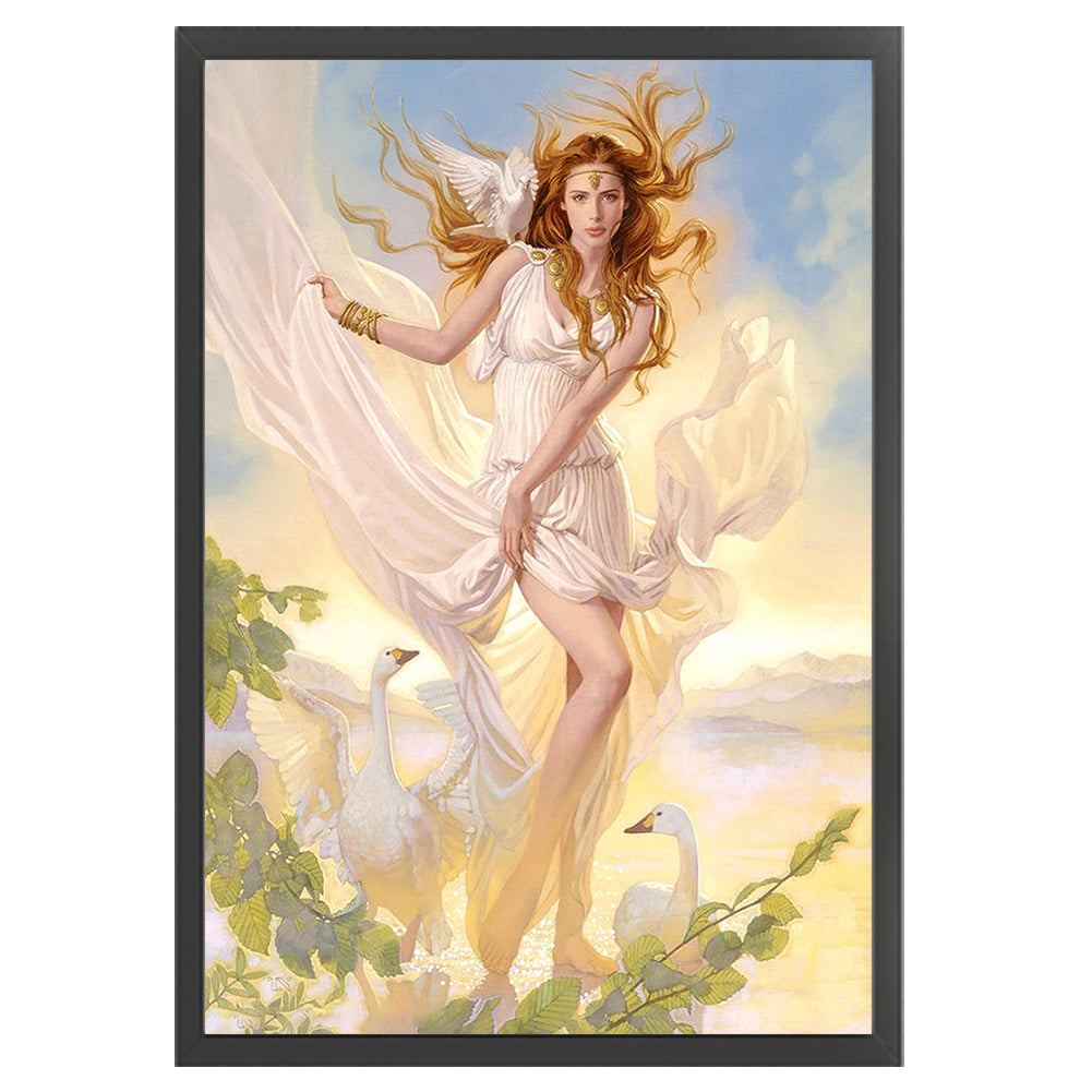 Goddess - 11CT Stamped Cross Stitch 50*70CM