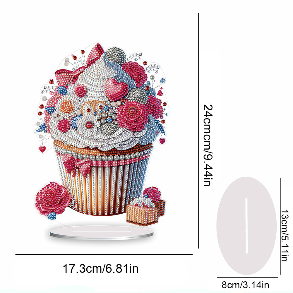 Heart Dessert DIY Diamond Painting Desktop Decoration for Office Desktop Decor