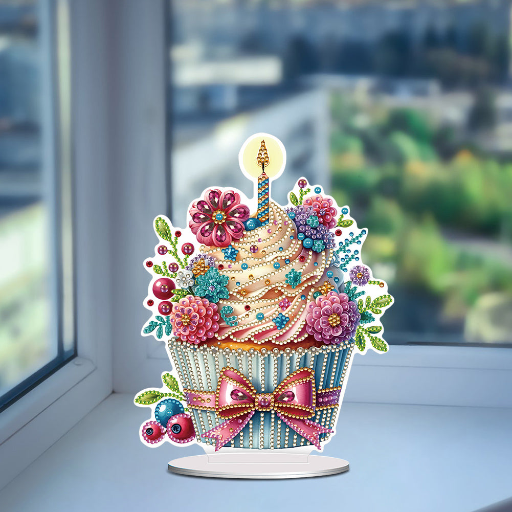 Heart Dessert DIY Diamond Painting Desktop Decoration for Office Desktop Decor