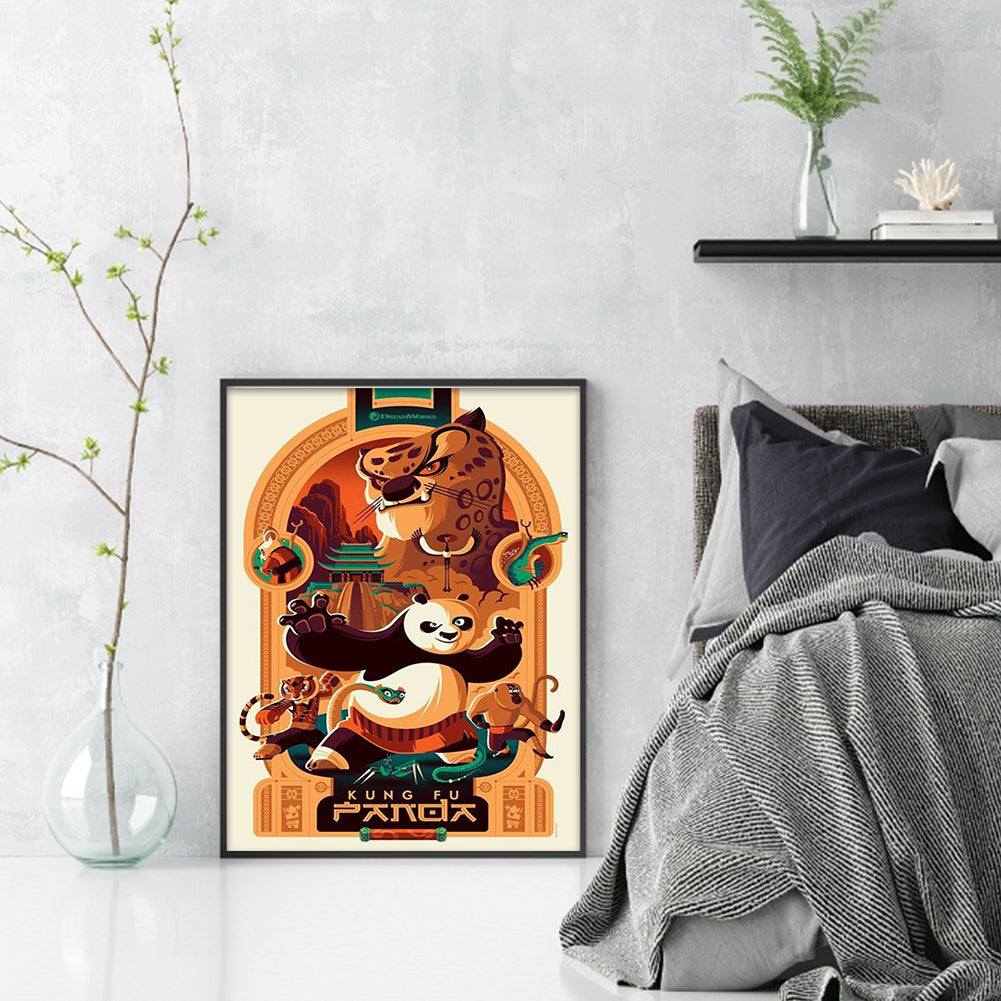 Kungfu Panda - 11CT Stamped Cross Stitch 40*55CM