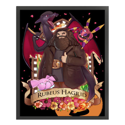Pok¨¦mon And Hagrid - 11CT Stamped Cross Stitch 50*60CM