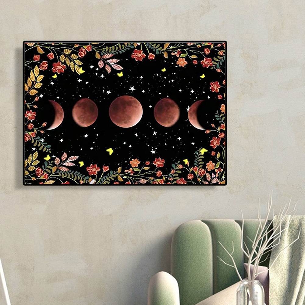 Moon - Full Round Drill Diamond Painting 60*45CM