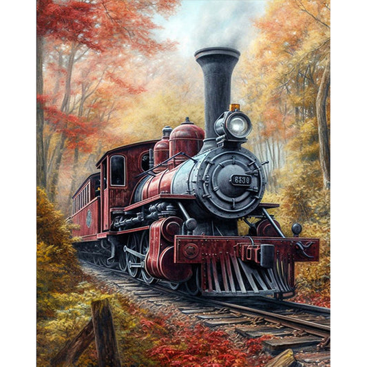 Train - Full Round Drill Diamond Painting 40*50CM