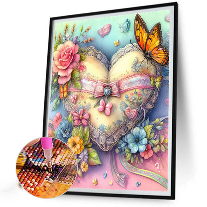 Love Pansies - Full Round Drill Diamond Painting 50*60CM
