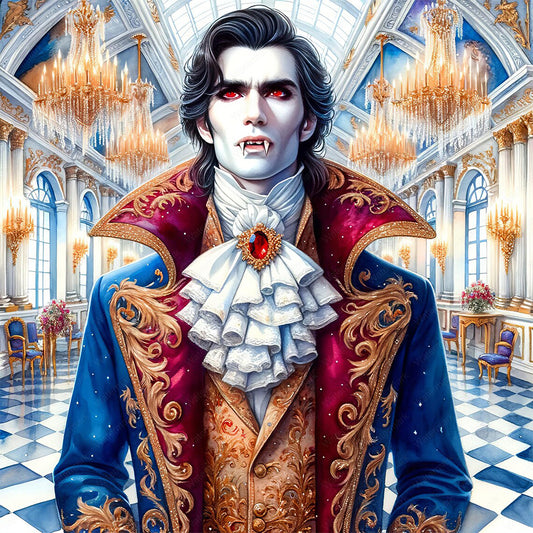 Vampire - Full Round Drill Diamond Painting 40*40CM