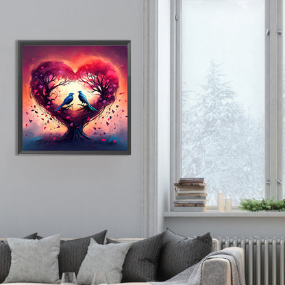 Love For Birds - Full Round Drill Diamond Painting 30*30CM