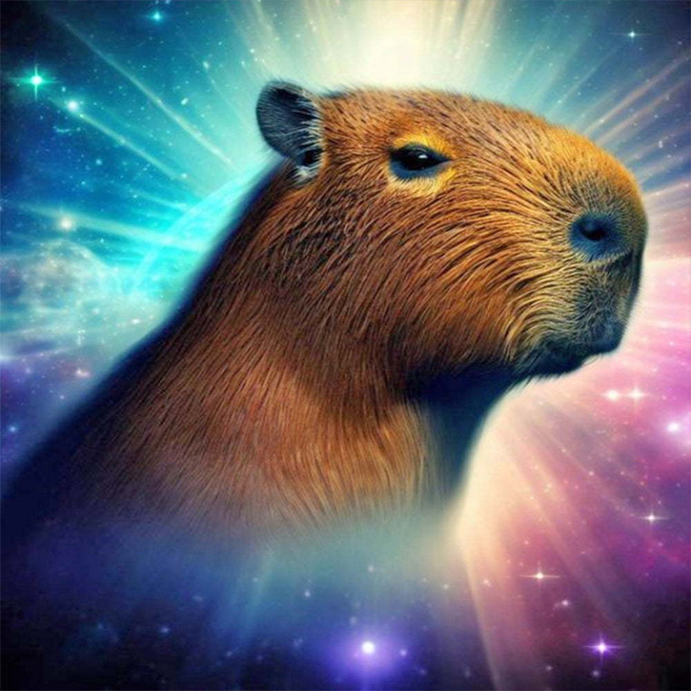 Capybara - Full Round Drill Diamond Painting 30*30CM