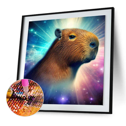 Capybara - Full Round Drill Diamond Painting 30*30CM