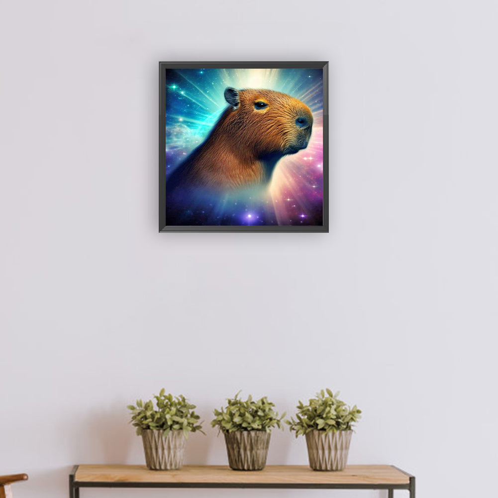 Capybara - Full Round Drill Diamond Painting 30*30CM