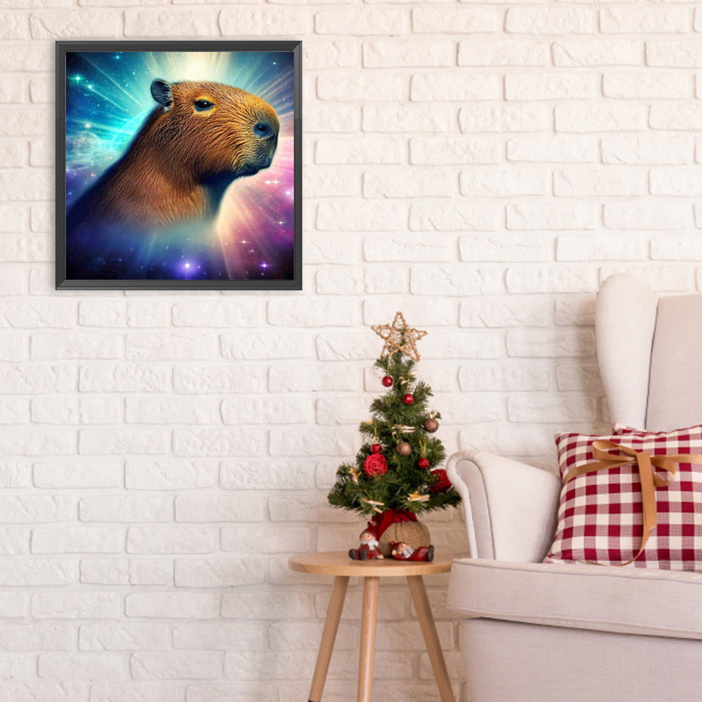Capybara - Full Round Drill Diamond Painting 30*30CM