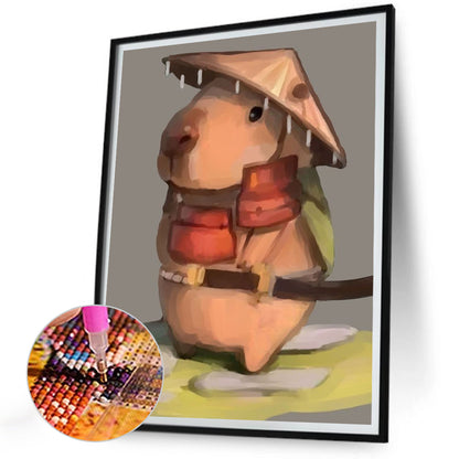 Martial Arts Capybara - Full Round Drill Diamond Painting 30*40CM
