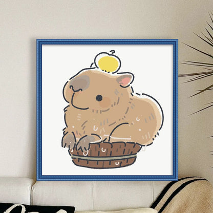 Kapibala - 11CT Stamped Cross Stitch 40*40CM