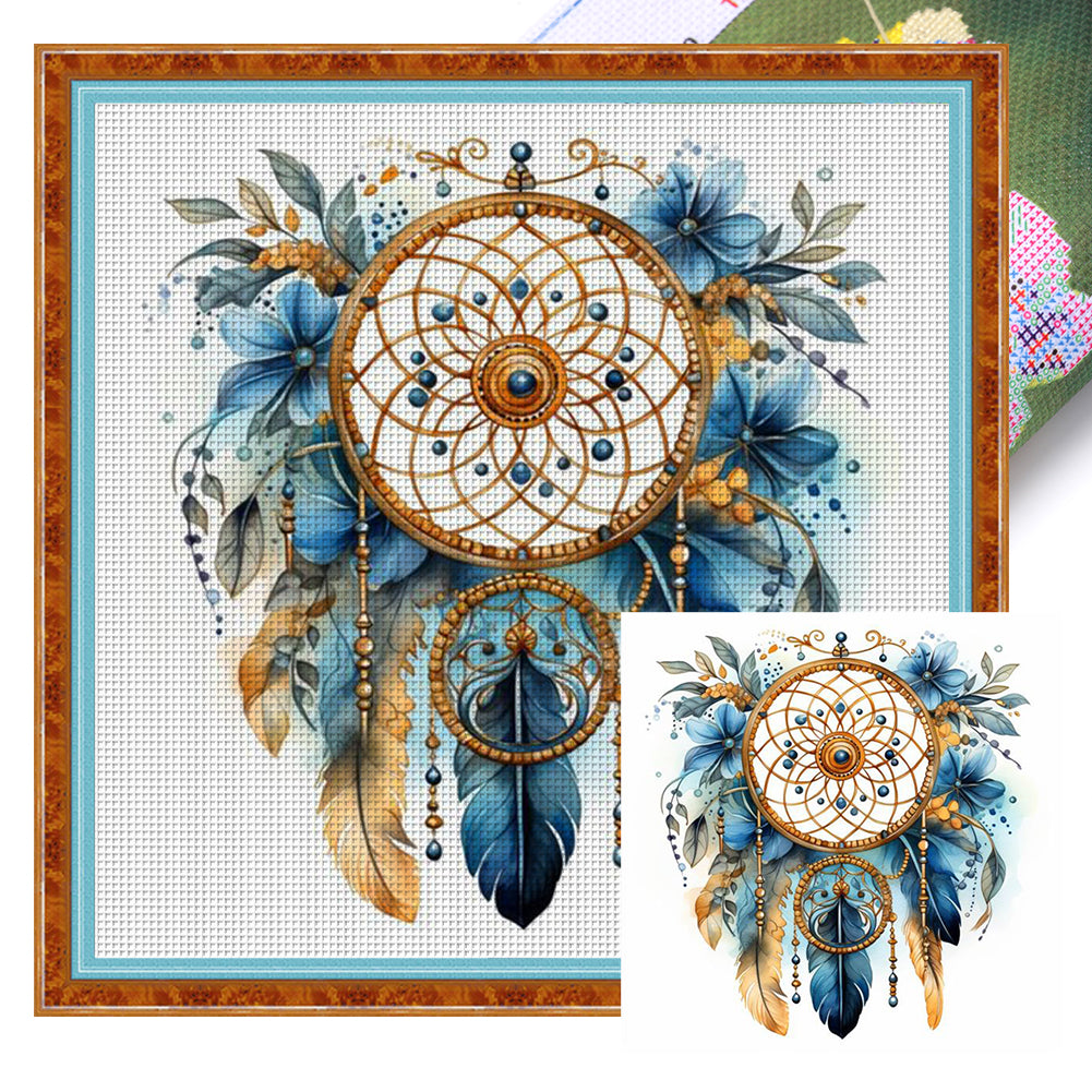Dreamcatcher - 11CT Stamped Cross Stitch 50*50CM