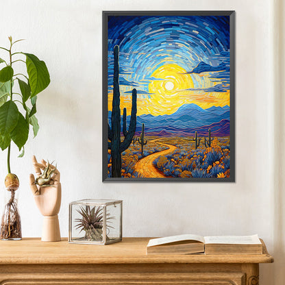 Western Trail - Full Round Drill Diamond Painting 30*40CM