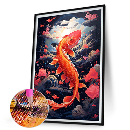 Leap Koi - Full Round Drill Diamond Painting 30*45CM