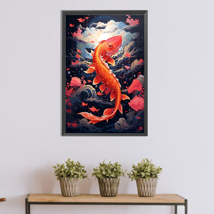 Leap Koi - Full Round Drill Diamond Painting 30*45CM