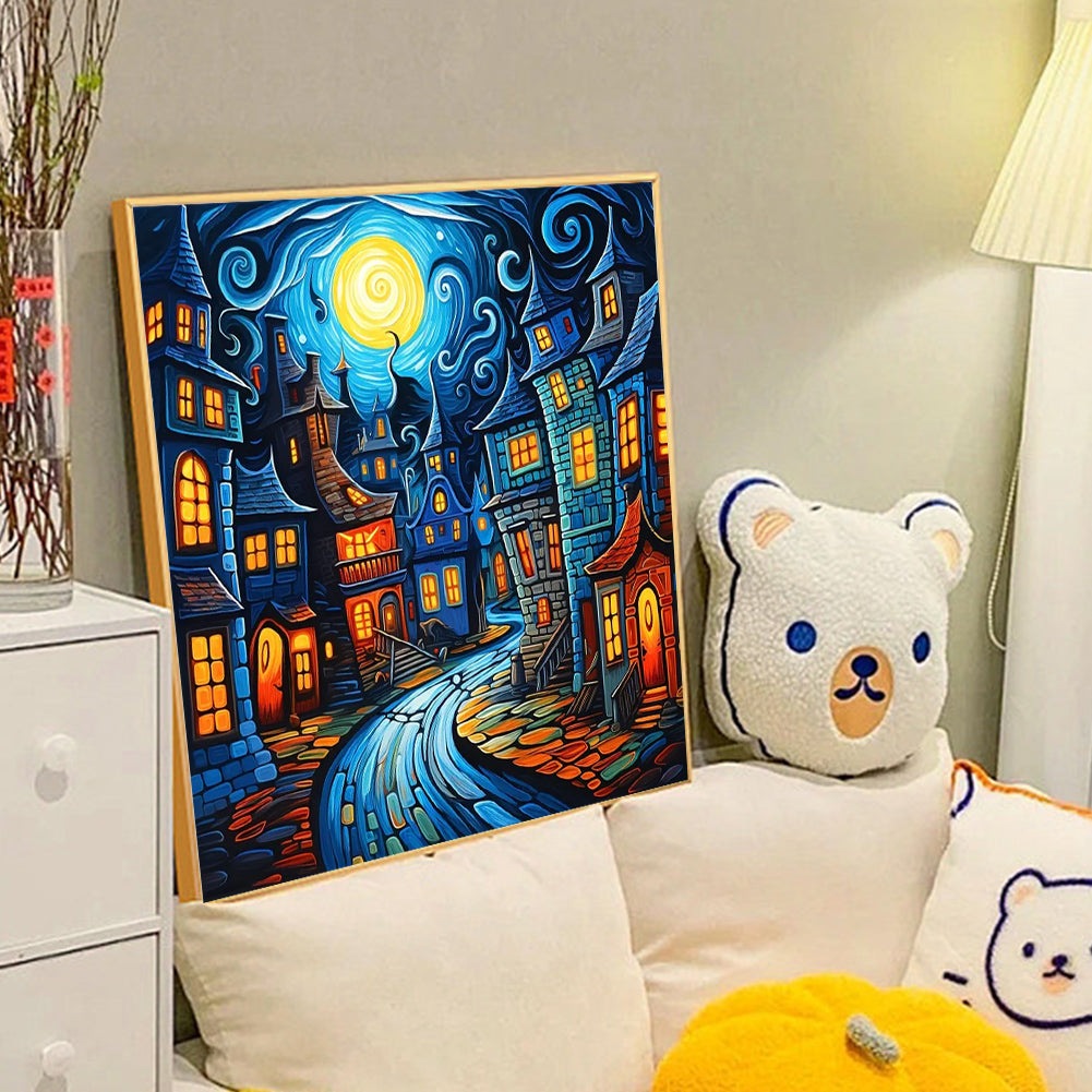 Star City - Full Round Drill Diamond Painting 40*40CM