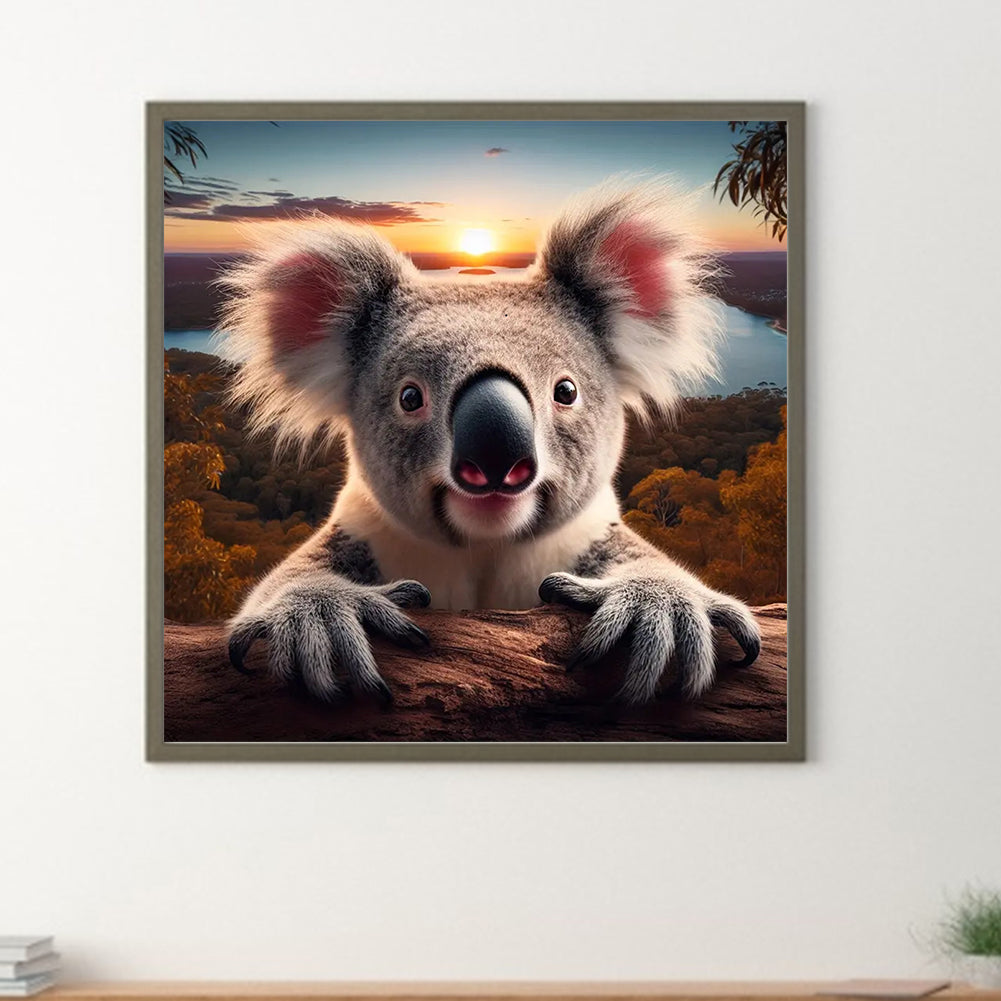 Koala - Full Round Drill Diamond Painting 40*40CM