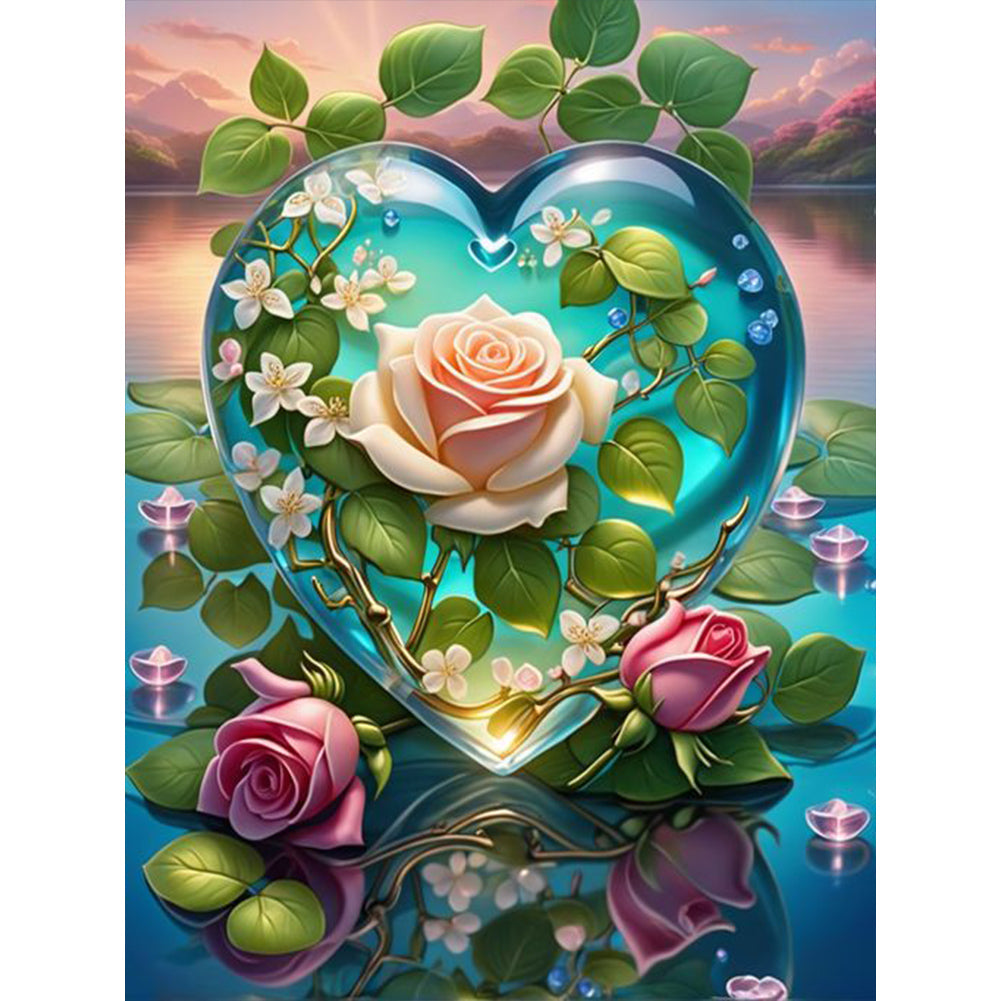 Fantasy Rose - Full Round Drill Diamond Painting 30*40CM