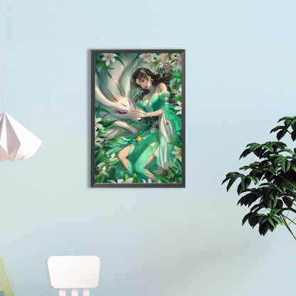 Beauty And The Beast - Full Round Drill Diamond Painting 40*60CM