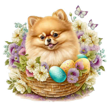 Puppy - 18CT Stamped Cross Stitch 30*30CM
