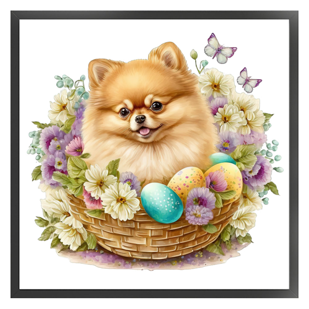 Puppy - 18CT Stamped Cross Stitch 30*30CM