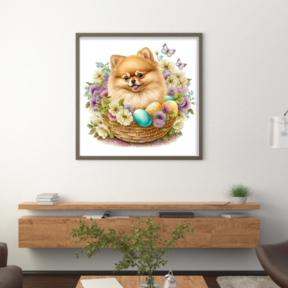 Puppy - 18CT Stamped Cross Stitch 30*30CM