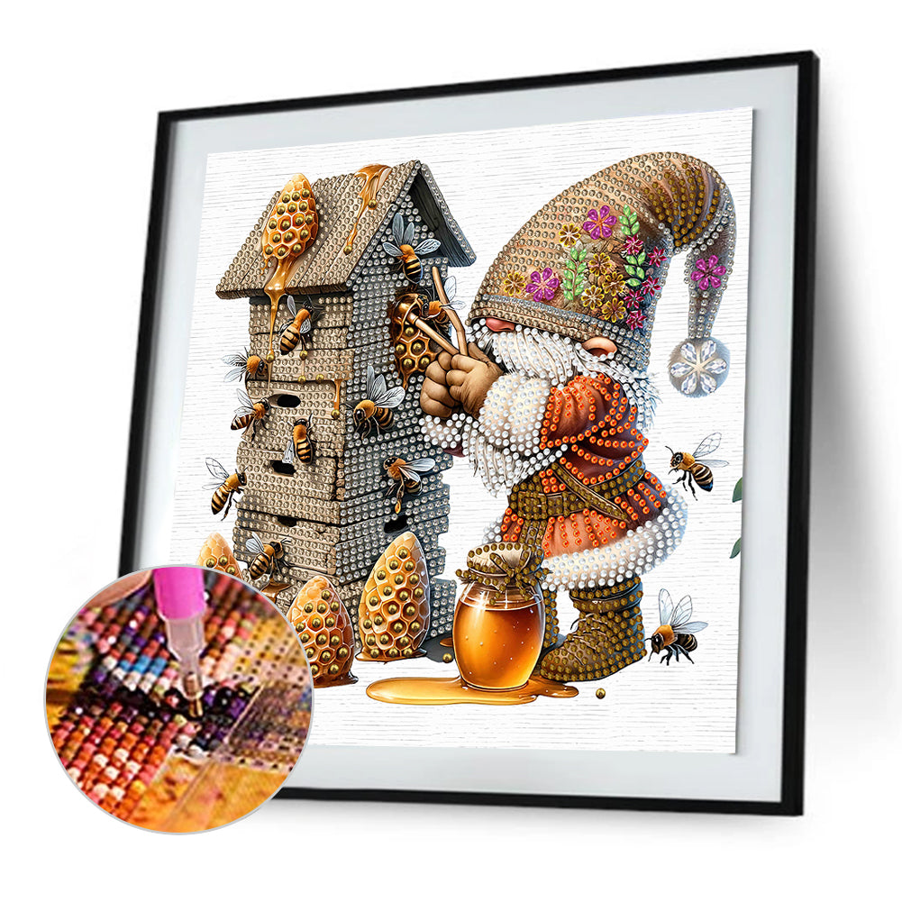 Easter Garden Gnome - Special Shaped Drill Diamond Painting 30*30CM