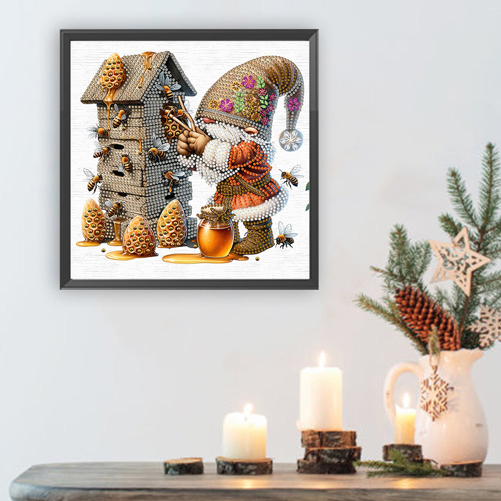 Easter Garden Gnome - Special Shaped Drill Diamond Painting 30*30CM