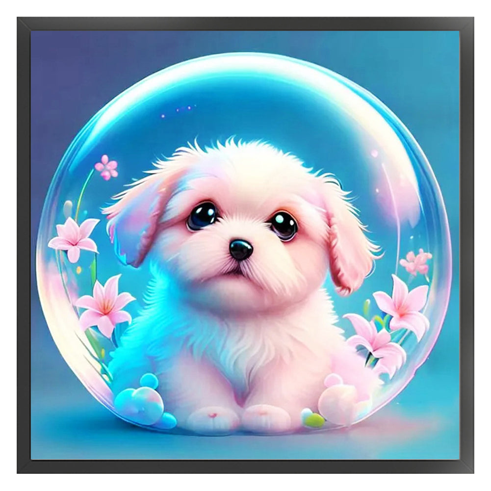 Crystal Ball Zodiac Sign-Dog - 11CT Stamped Cross Stitch 40*40CM