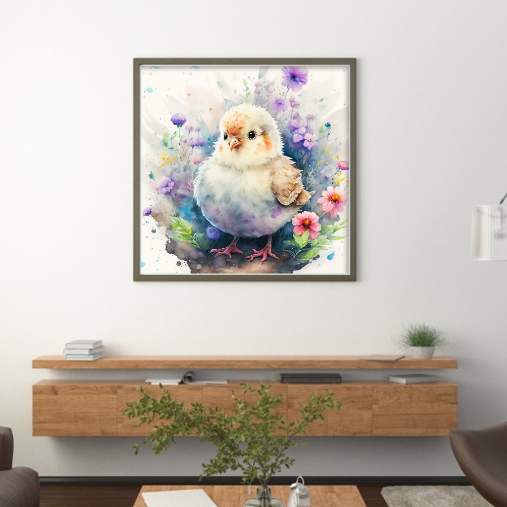 Zodiac Sign - Rooster - 11CT Stamped Cross Stitch 40*40CM
