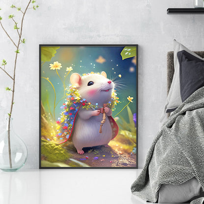 Zodiac Sign - Rat - 11CT Stamped Cross Stitch 40*50CM