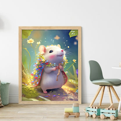 Zodiac Sign - Rat - 11CT Stamped Cross Stitch 40*50CM