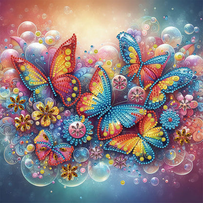 Butterfly - Special Shaped Drill Diamond Painting 30*30CM
