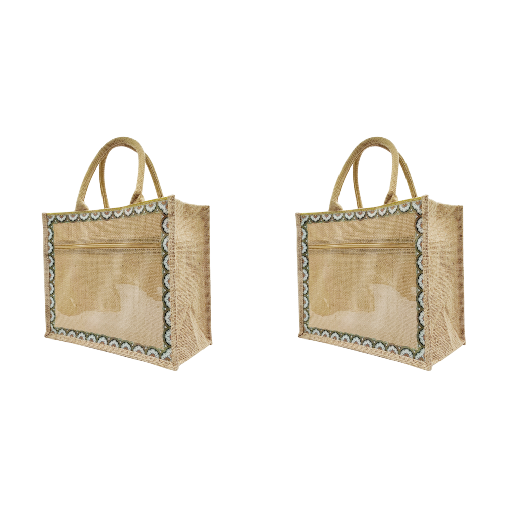 Linen Tote Bags Waterproof Daily Utility Bag for Grocery/School/Travel/Study/Gym