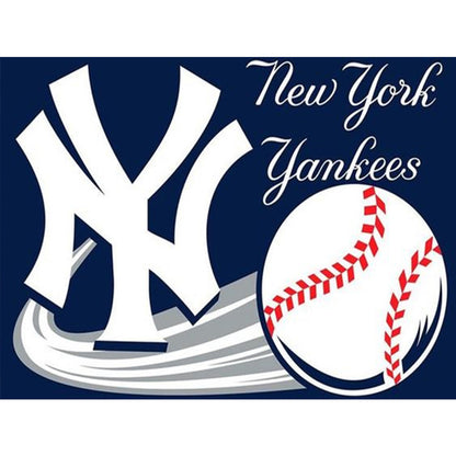 New York Yankees - Full Round Drill Diamond Painting 40*30CM