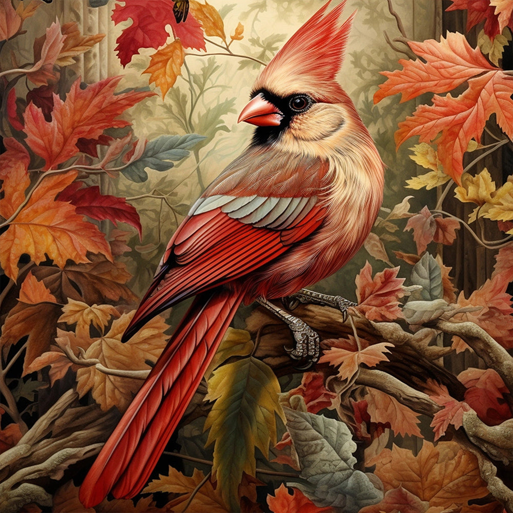 Cardinal - Full Round Drill Diamond Painting 30*30CM