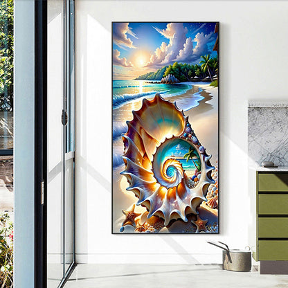 Fantasy Shell - Full Round Drill Diamond Painting 40*70CM