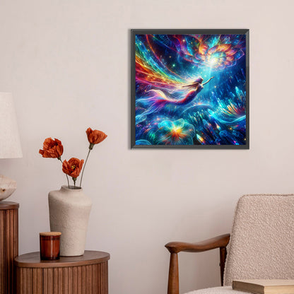 Mermaid Girl - Full Round Drill Diamond Painting 30*30CM