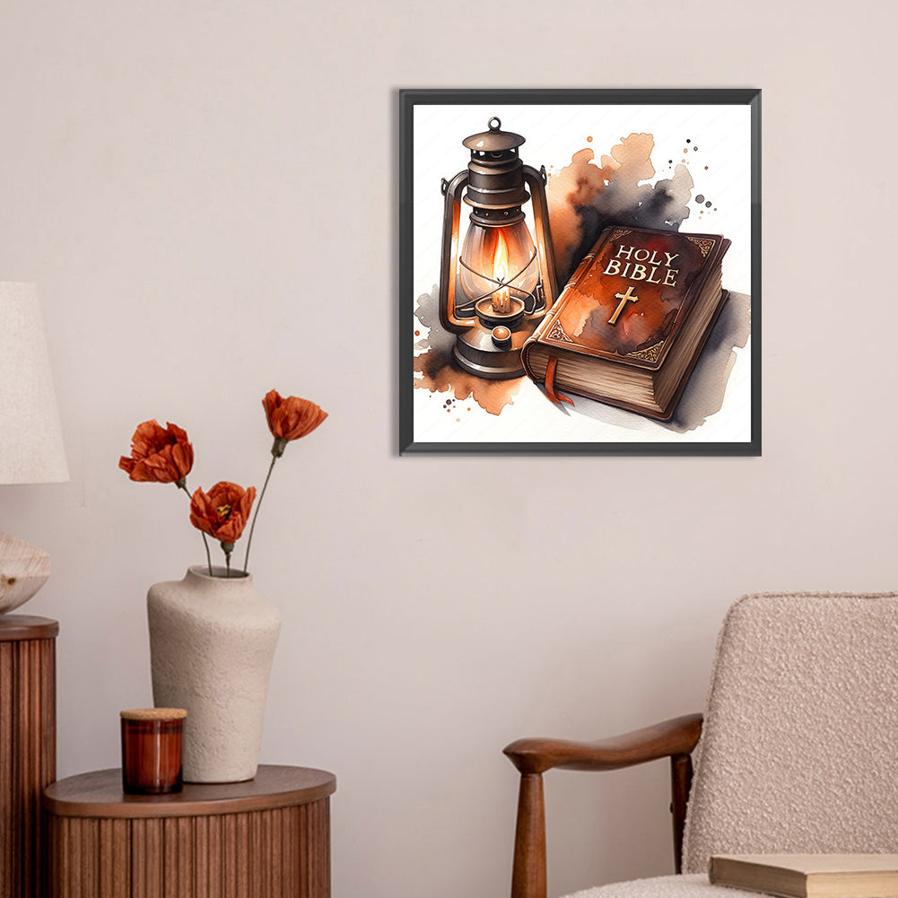 God Bless You Bible - Full Round Drill Diamond Painting 30*30CM