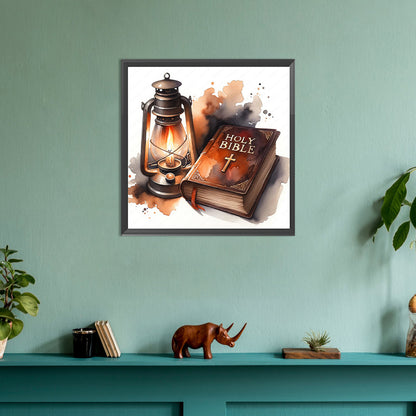 God Bless You Bible - Full Round Drill Diamond Painting 30*30CM