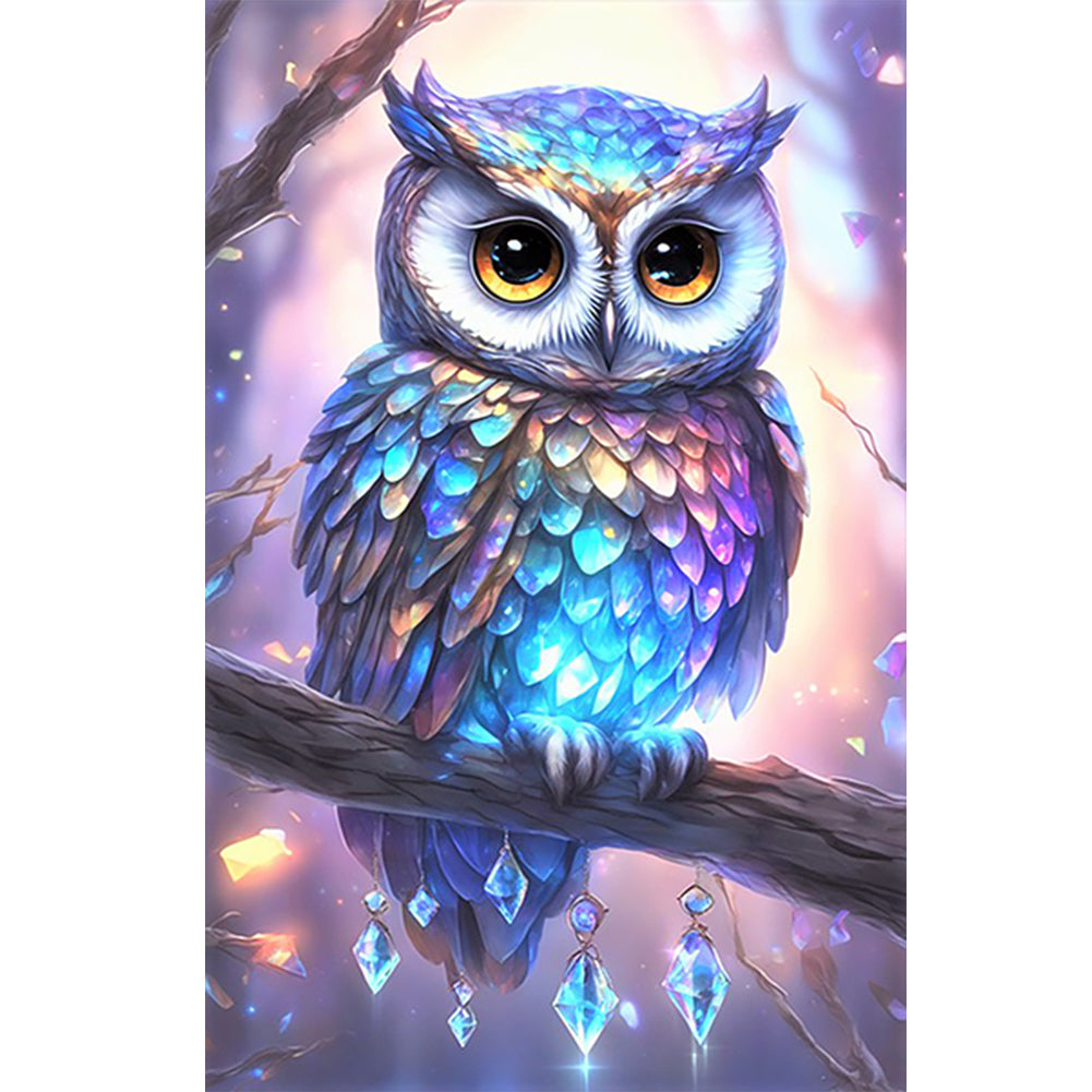 Fantasy Owl - Full Round Drill Diamond Painting 40*60CM