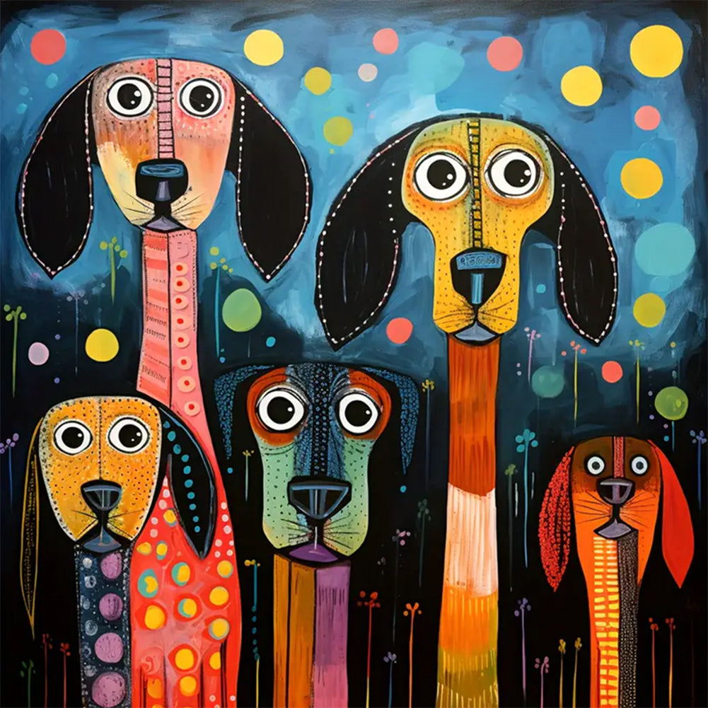 Color Puppy - Full Round Drill Diamond Painting 30*30CM