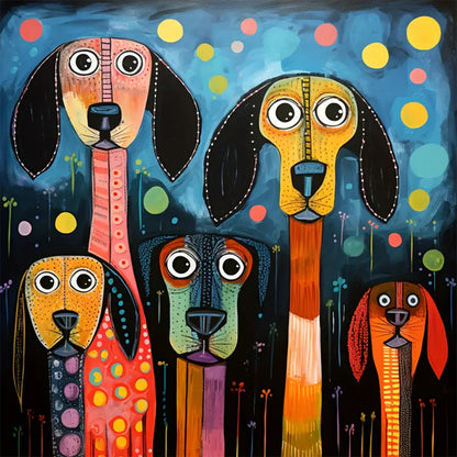 Color Puppy - Full Round Drill Diamond Painting 30*30CM
