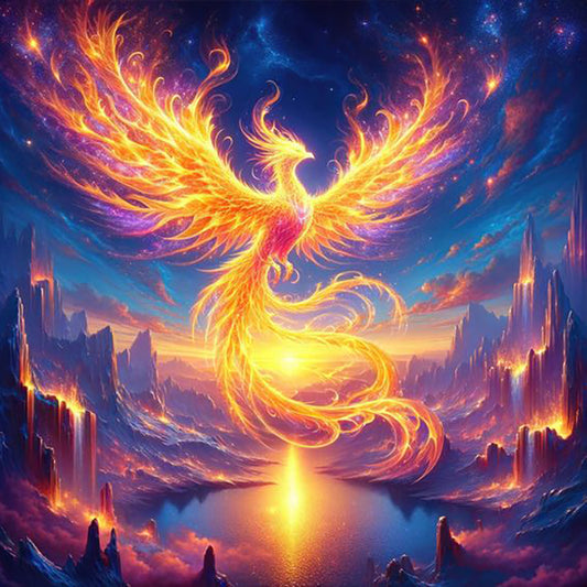 Phoenix Nirvana - Full Round Drill Diamond Painting 30*30CM