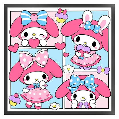 Cartoon - 11CT Stamped Cross Stitch 50*50CM
