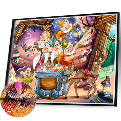 Forest Dwarf - Full Round Drill Diamond Painting 90*70CM